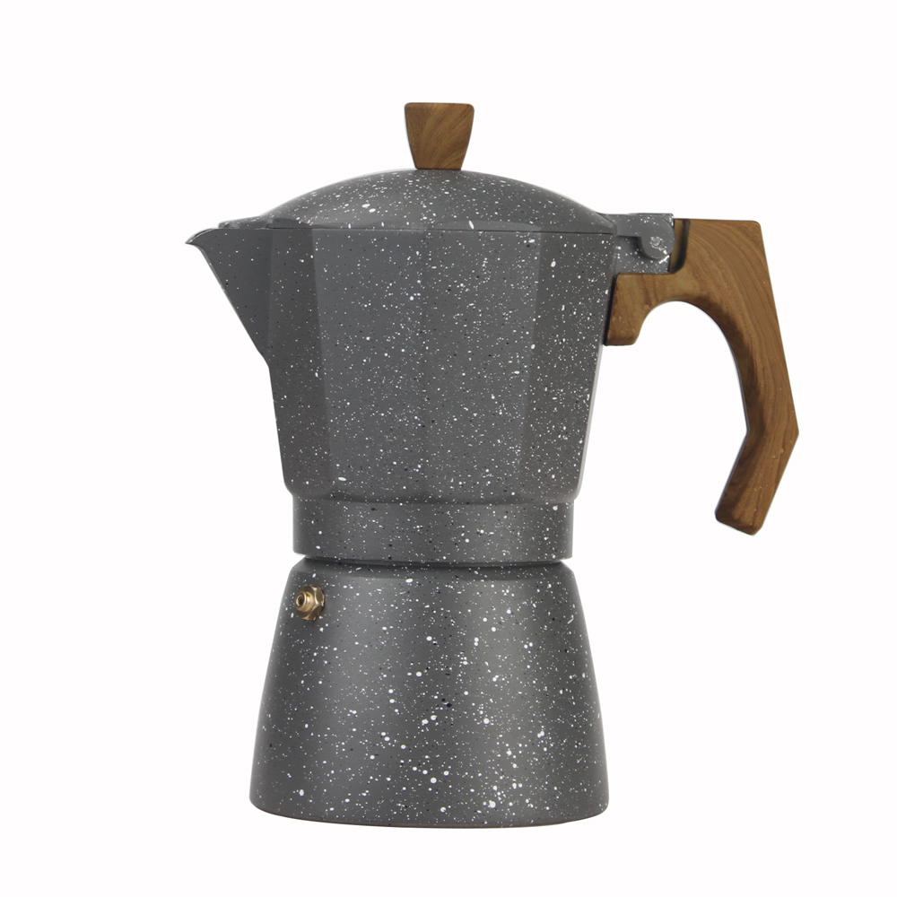 Плита с Moka эспрессо алюминий Итальянская Кофеварка горшок кофеварка
