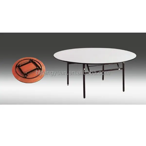 High Quality Round Dining Table 5ft Round Table for Wedding Banquet Plastic Folding Table