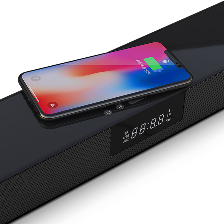 Лучшее качество, 20 Вт, 4 динамика, оптический домашний кинотеатр, Bluetooth, FM-радио, беспроводной ТВ-динамик, Саундбар с функцией беспроводного зарядного устройства