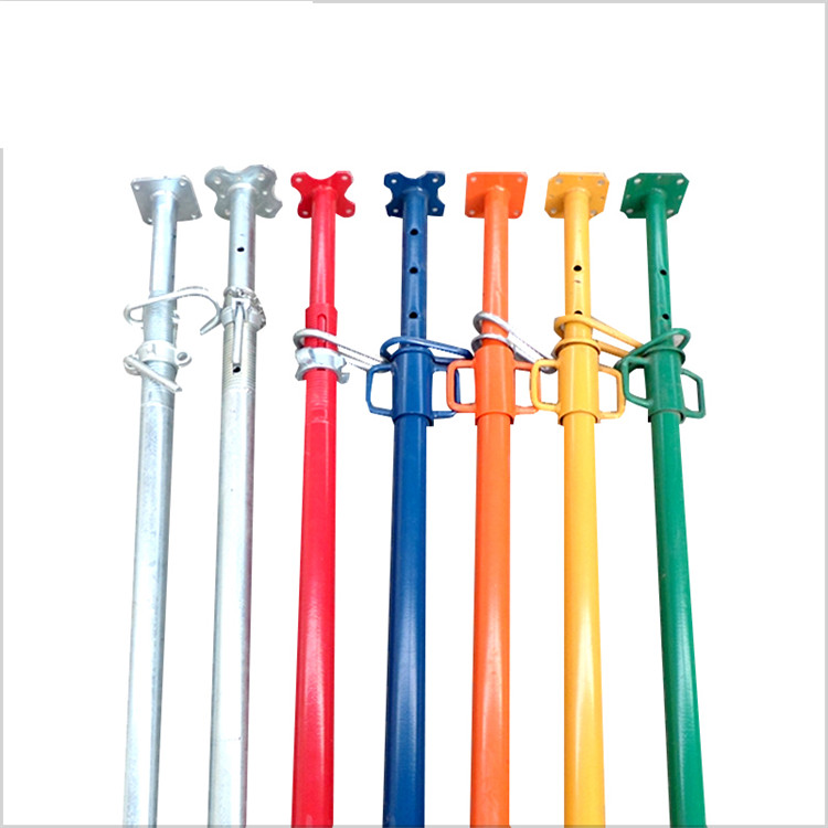 Tianjin TSX 3.5mm Thickness 3.9 Tons Load Capacity Painted Heavy Duty Adjustable Acrow Jack Shoring Scaffolding Steel Prop