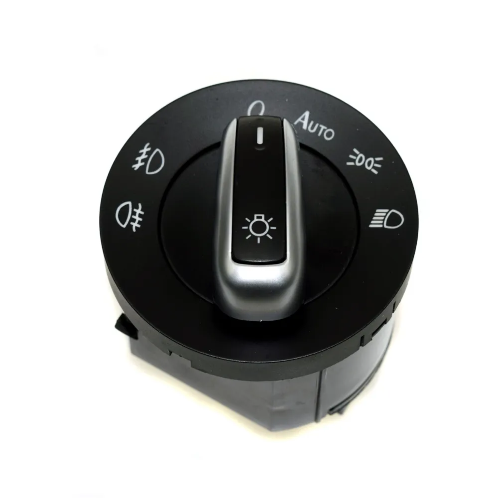 Chrome Euro Head Light Switch For VW Passat Golf Jetta Tiguan 05-10 5ND941431B