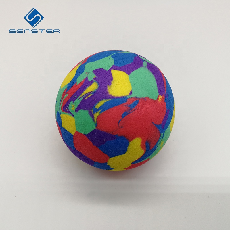 Multi-color high density soft toy eva foam ball cannon