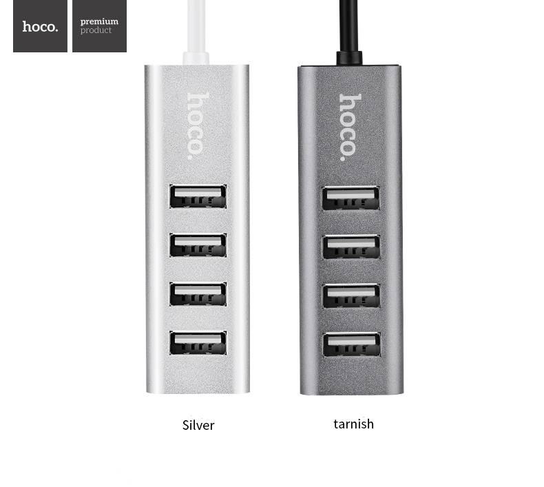 Hoco HB1 4 порта Usb концентратор для телефона зарядное устройство линия машина