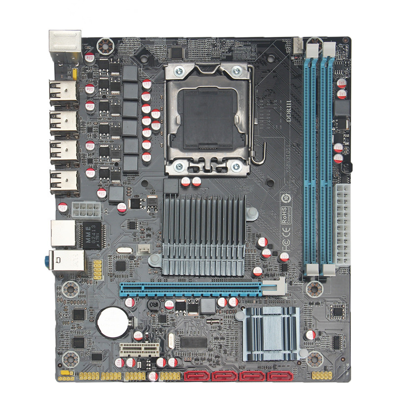 Высококачественная двойная ddr3 ram x58 десктопная материнская плата 1366