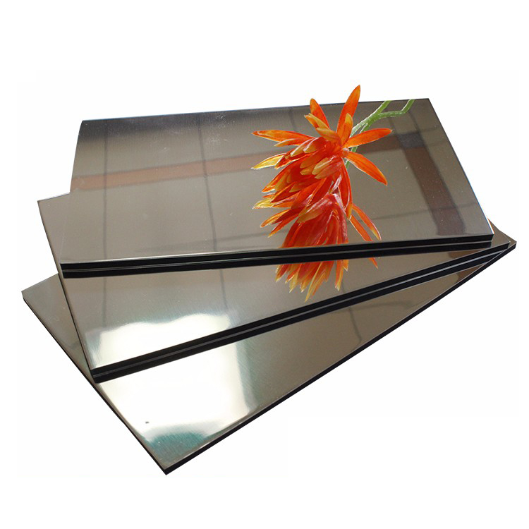 Great Quality Wholesale Waterproof Building Material Mirror ACM Coated Lattice Aluminum Panel
