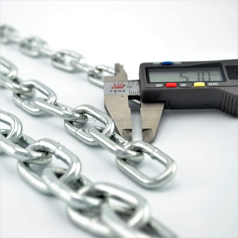 Welded DIN5685A Short Link Chain Stainless Steel Chain