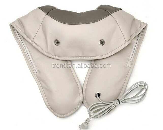 Neck and shoulder napping vibration and 70degree heating massage belt