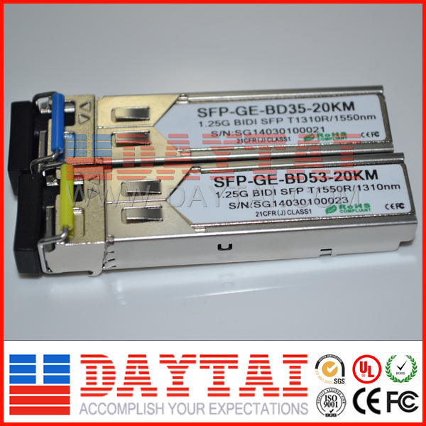 20km разъем lc биди sfp модуль wdm биди sfp модуль