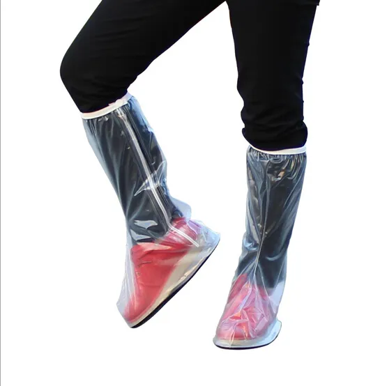 Wholesale Waterproof Unisex Anti-Slip Reusable rubber machine Rain Shoes Covers Overshoes