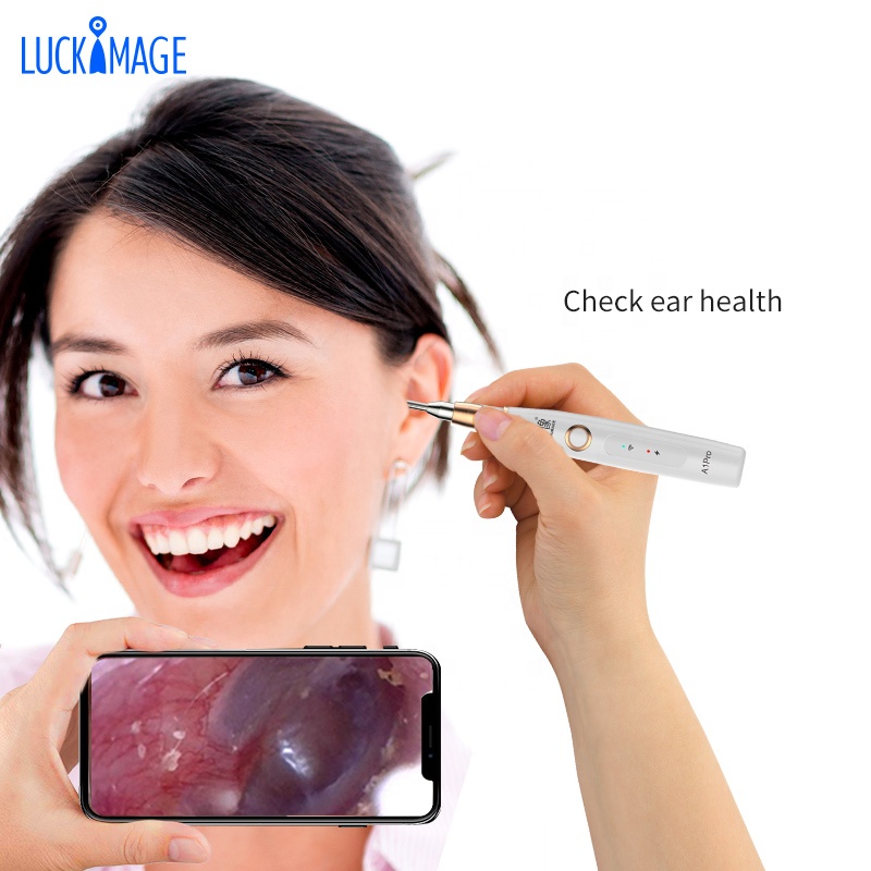 Luckimage горячий wifi беспроводной цифровой otoscope офтальмоскоп набор ушной эндоскоп камера визуальный otoscope