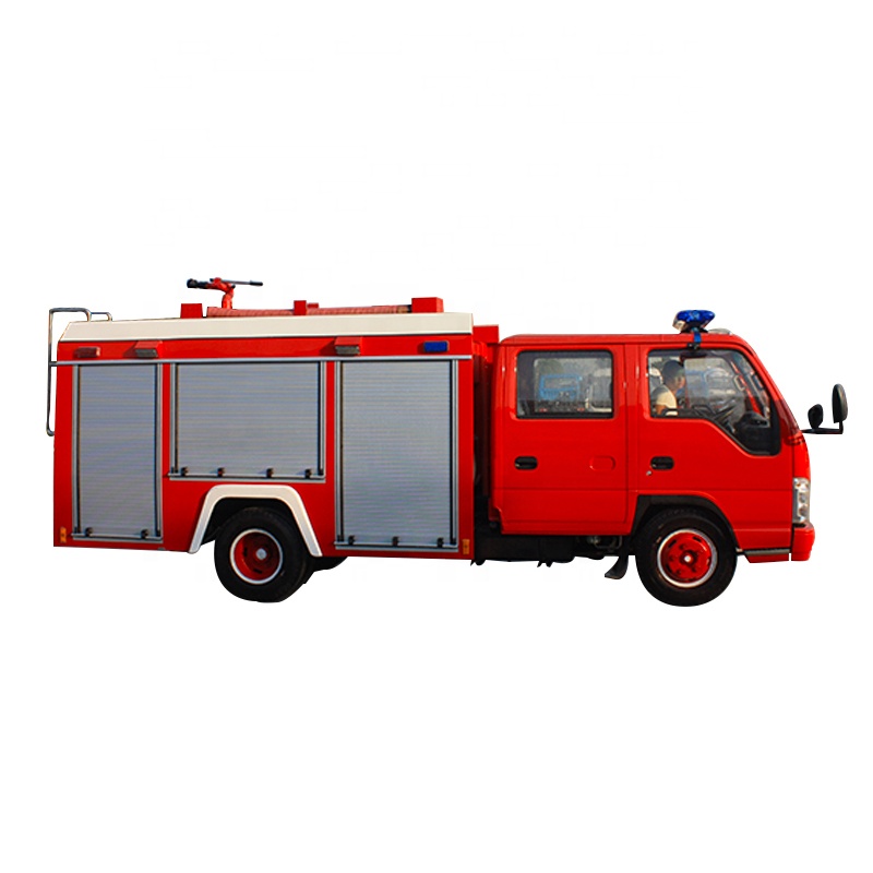4*2 Isuzu Fire Car 3Ton Fire Fighting Vehicle 100p Fire Engine Truck at BIG Discount