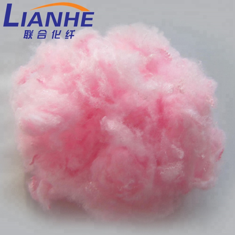 Colored Recycled Polyester Fiber Staple Price China Supplier