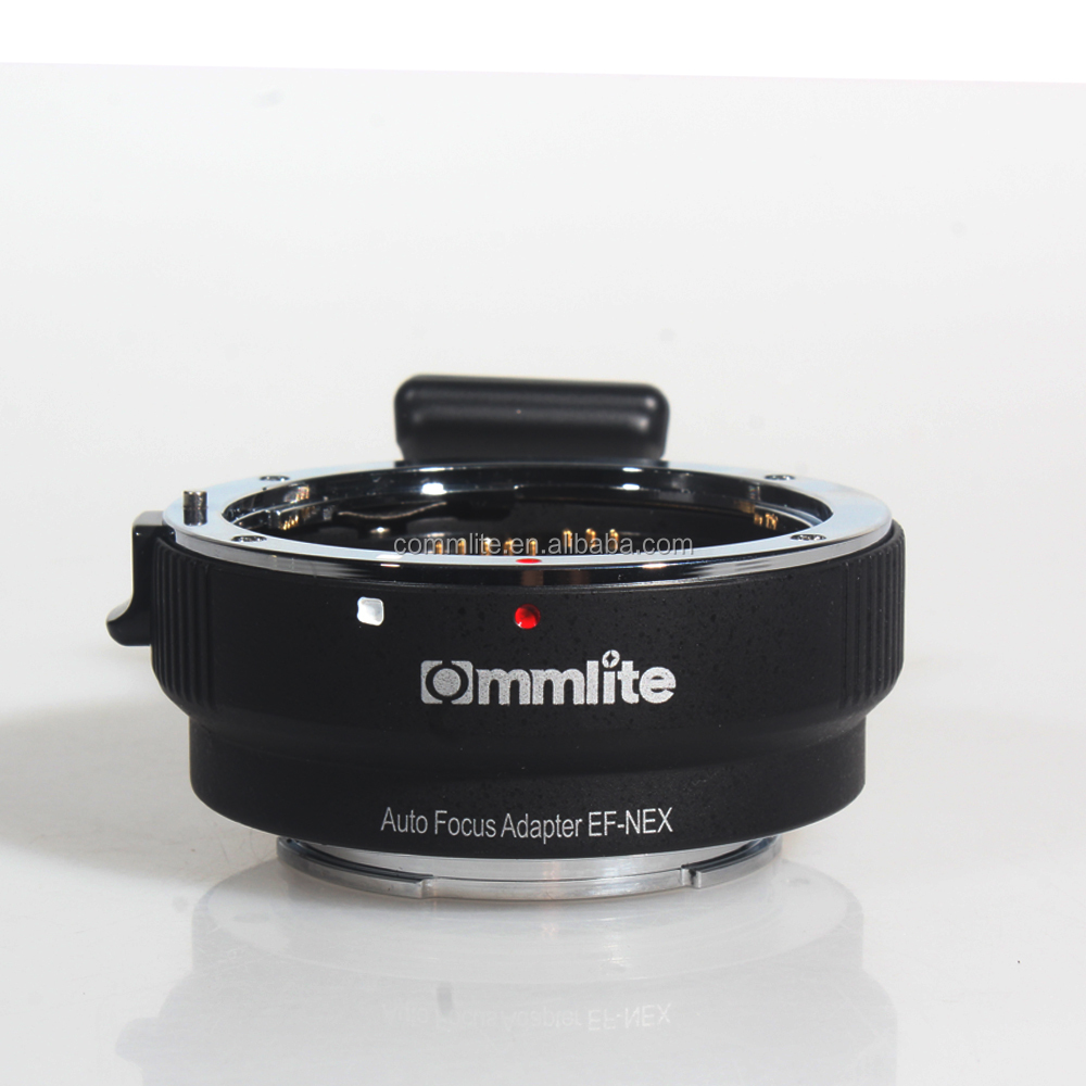Высокоточный адаптер объектива камеры Commlite EF-NEX B с автофокусом