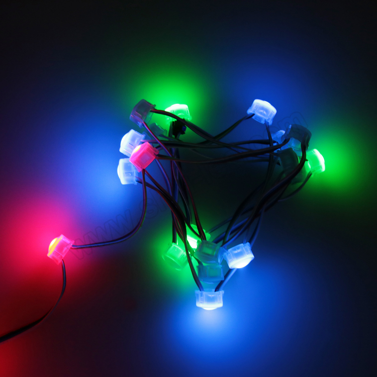 Рождественская елка 20 мм DC5V rgb 5050 многоцветный APA102 светодиодный свет шнура