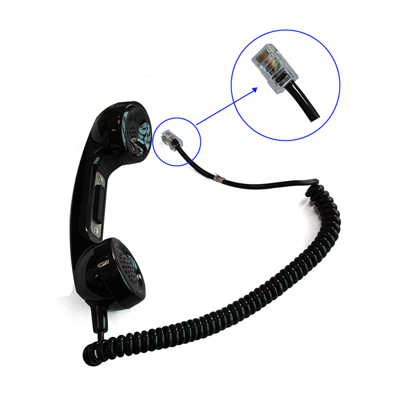 voip usb ptt handset waterproof industrial telephone handset outdoor