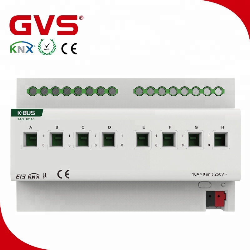 KNX производитель GVS K-bus KNX/ЕB импульсный привод 4 8 12 fold 6A 10A 16A 20A переключатель KNX привод