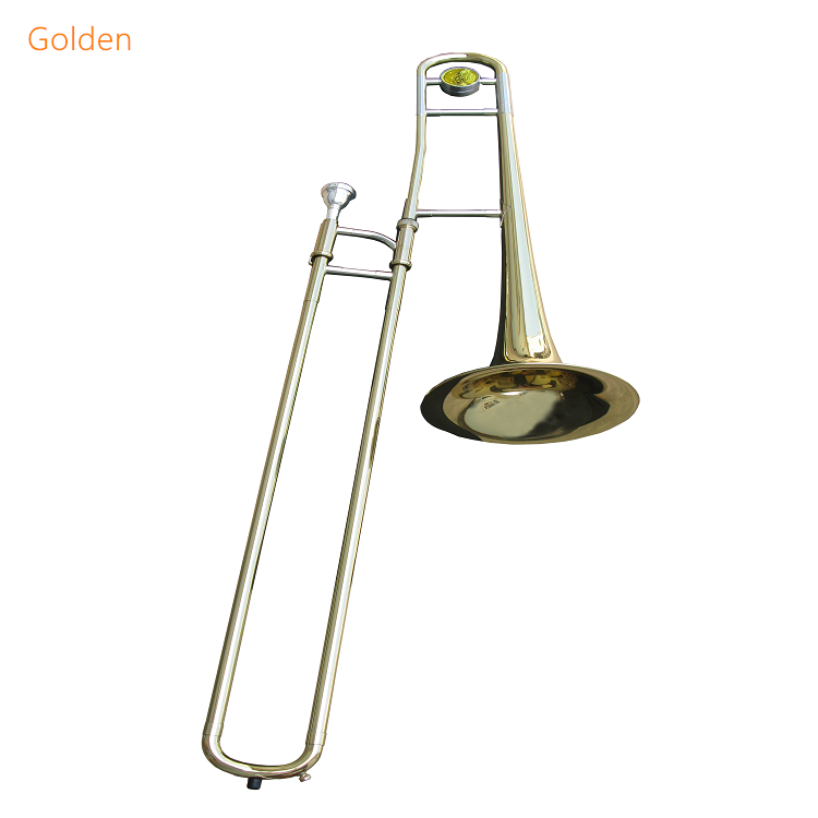 Высококачественный золотой лак Bb Tenor Bass Trombone для продажи
