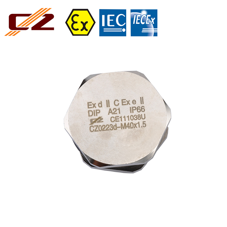 ATEX IECEX взрывозащищенный тормозной штекер из нержавеющей стали, кабельная втулка, ослепляющий штекер