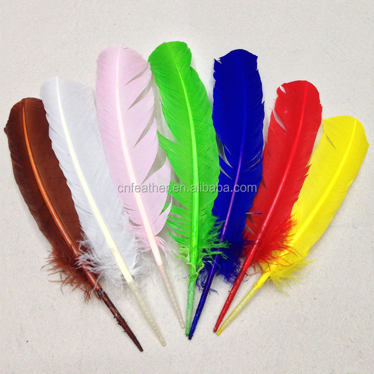 Wholesale25-30cm красочные перья крыла туши для индийской рубрики украшения