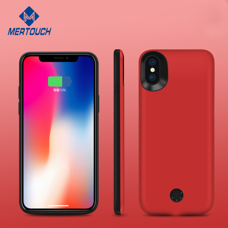 Чехол для iphone X power, чехол для литий-полимерного аккумулятора, 5000 мАч, встроенный флокирующий чехол для телефона с беспроводной зарядкой