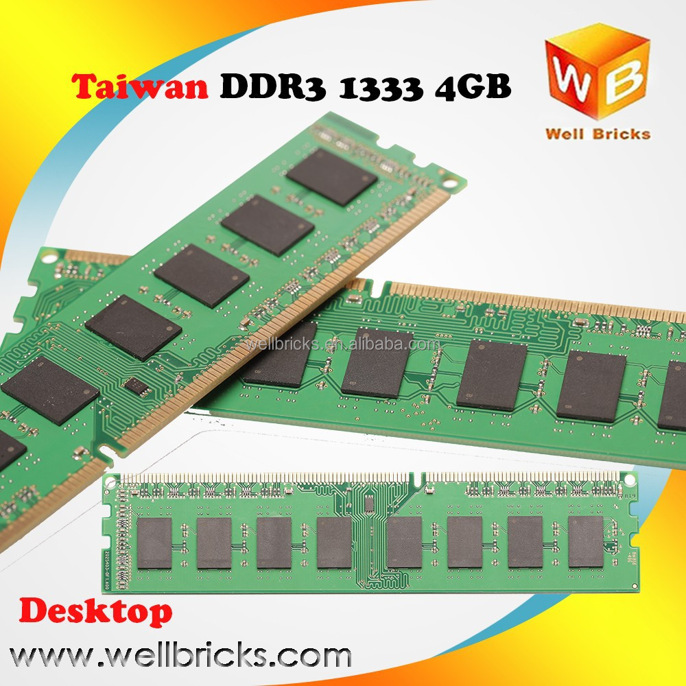 Низкая цена 1333 МГц pc3-10600 настольный компьютер ddr3 4 Гб оперативной памяти