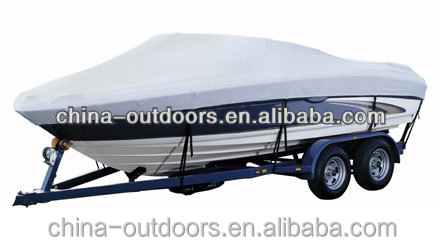 600D полиэстер лодка Крышка trailerable лодка крышка навес