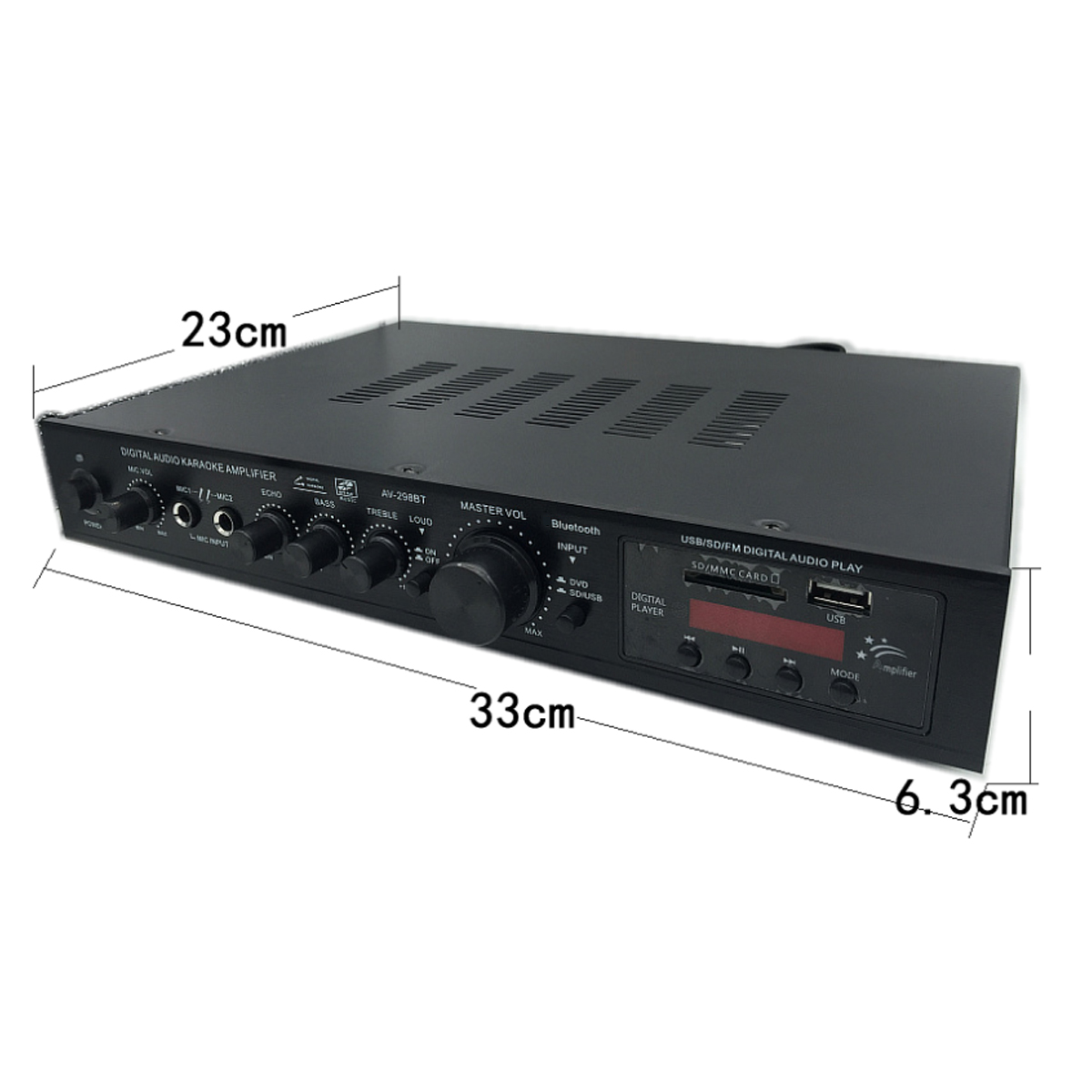 Бесплатная доставка 720 Вт 5 канал BT Hi-Fi стерео усилитель светодиодный цифровой Караоке домашний кинотеатр усилители домашние усилители