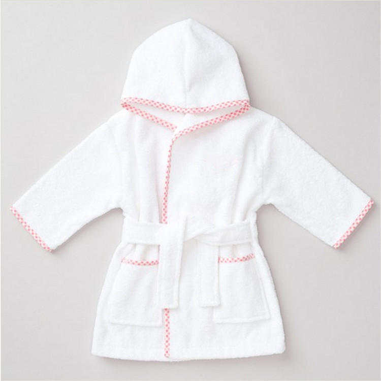2020 Lovely Kids Hooded Cotton Bathrobe Unisex Soft Baby Flannel Sleepwear For Kids Baby Hooded Towel