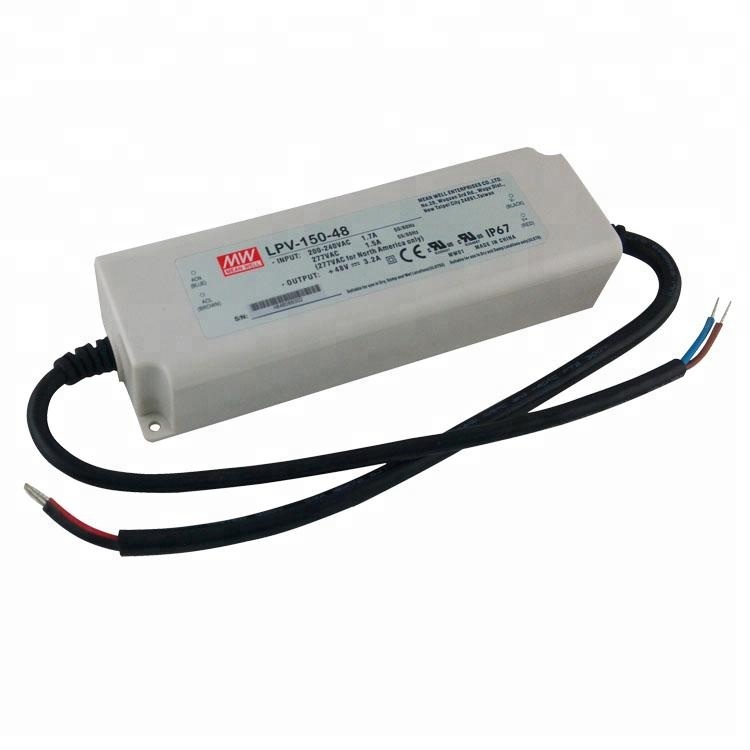 Бренд Mean Well представляет Лидирующий бренд драйвер LPV-150-48 150W 48V Светодиодный драйвер для светодиодной прибор