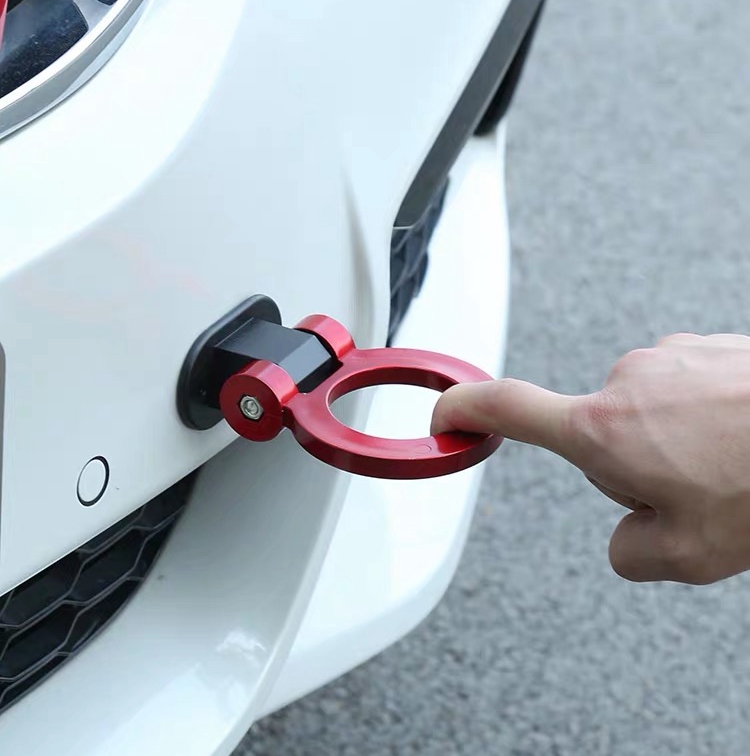 JDM декоративное автомобильное гоночное буксировочное крючок пластиковое буксировочное кольцо