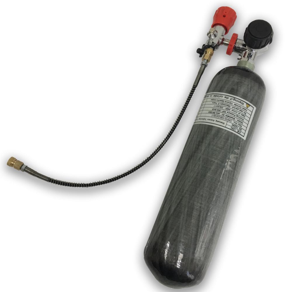 3L CE 4500Psi 300Bar углеродное волокно Pcp воздушный пистолет с баллоном со сжатым воздухом с клапаном и АЗС-М