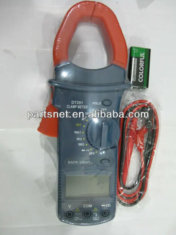 digital clamp meter DT201 / DT201 AC Clamp Meter /DT201 digital clamp meter