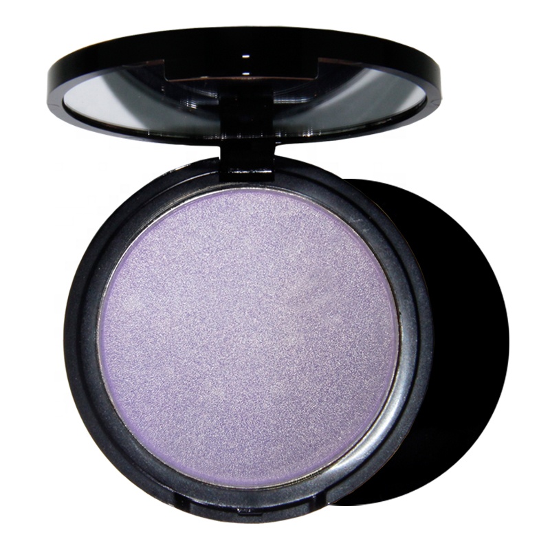 High Quality OEM 6 Colors Face Foundation Pressed Powder Highlighter Makeup