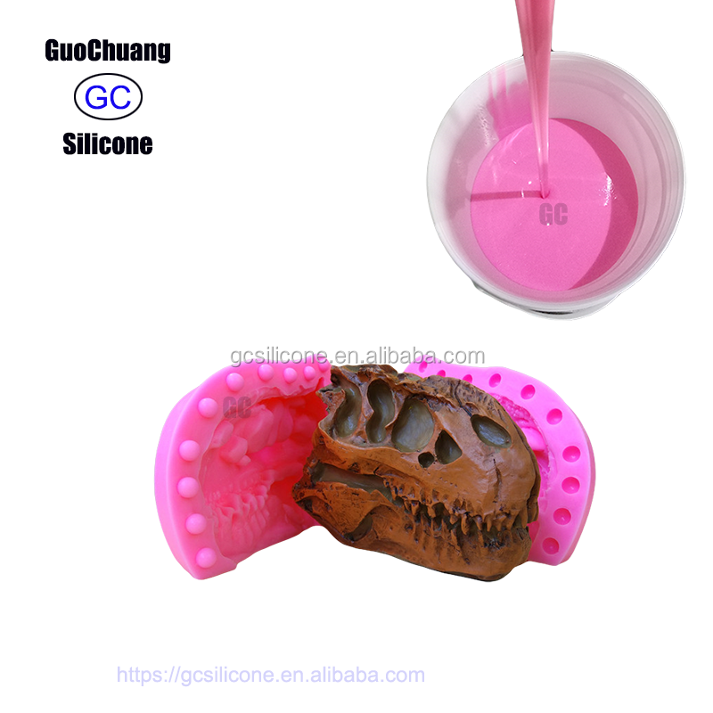 liquid rtv2 silicone rubber mold making for concrete rock stone molds