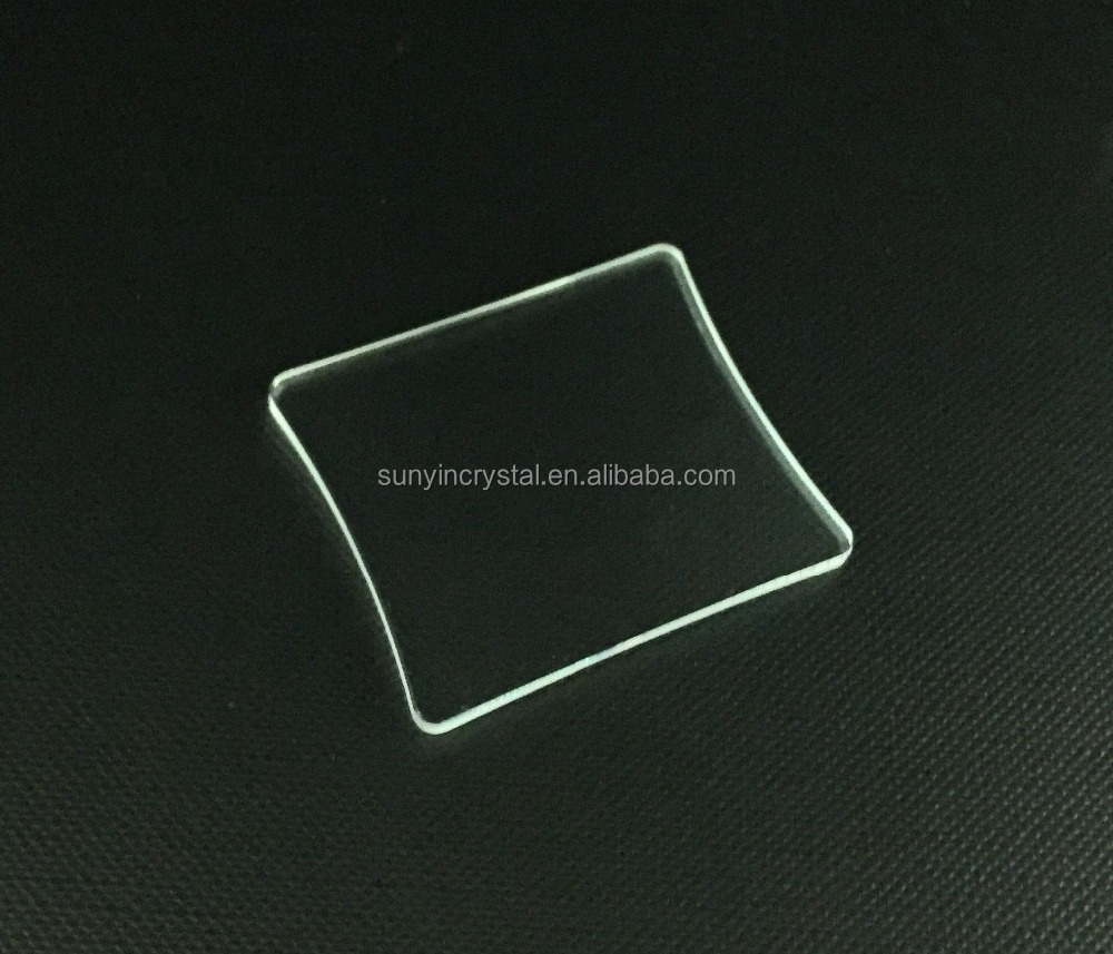 LED display Sapphire glass Square watch glass transparent for scanner projector