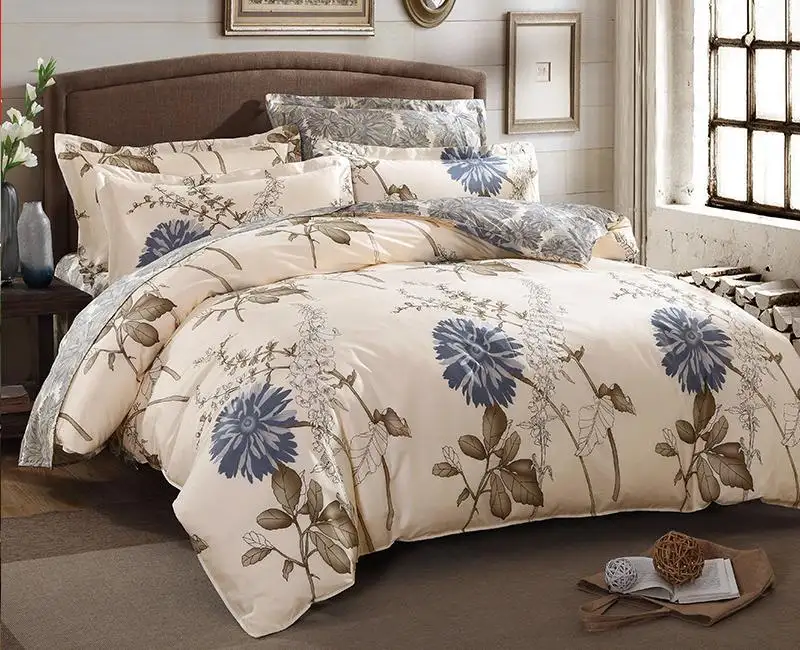 100% Cotton Hot Selling Cheap Bedding Set inc Duvet sets & bedsheet& pillowcases