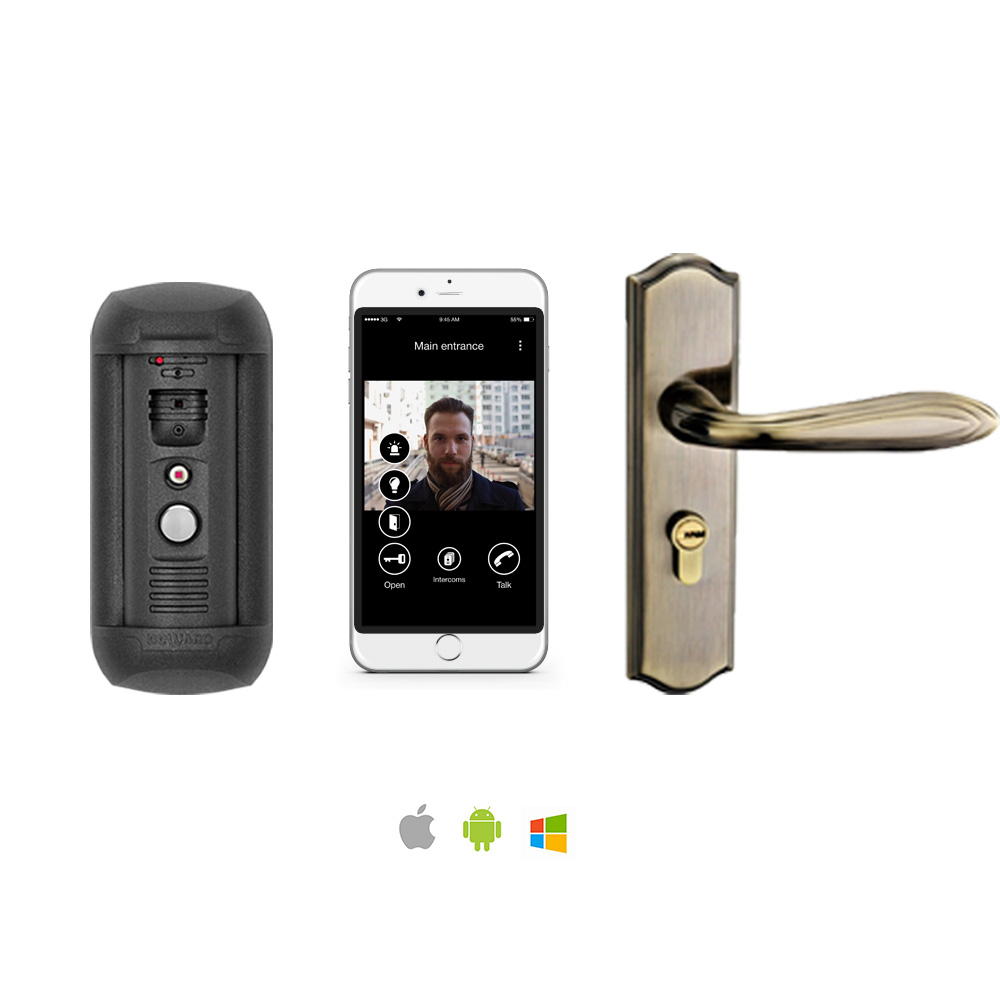 IP65 Waterproof outdoor SIP video door phone gate ip intercom system video doorbell