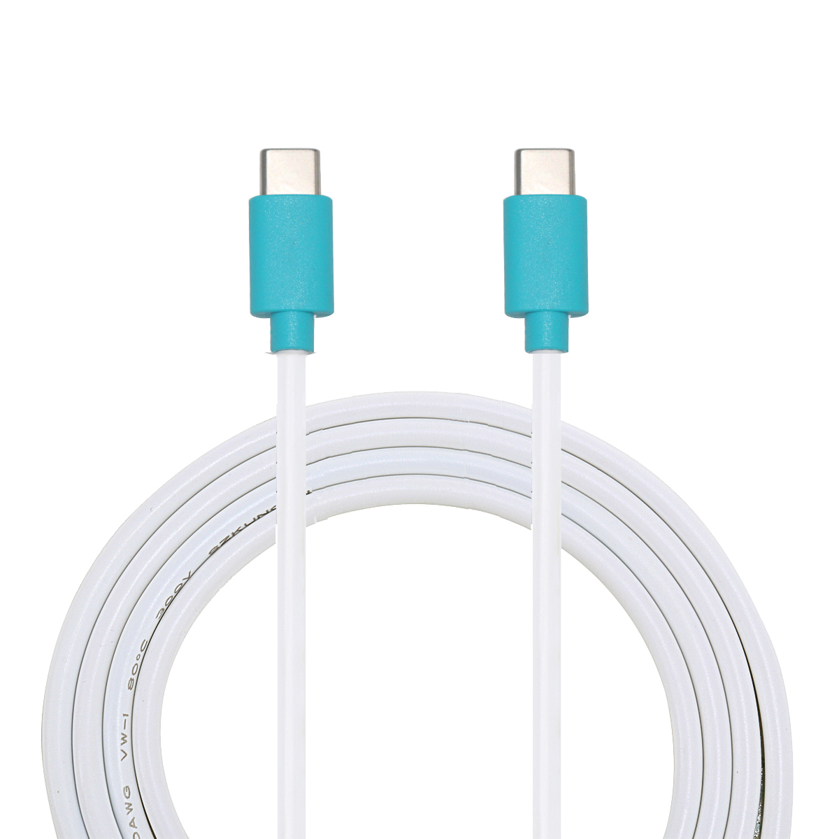 Белый 1 м 2725 28Awg 2 * Type C разъем удлинитель для передачи данных телефона Usb Type C кабель