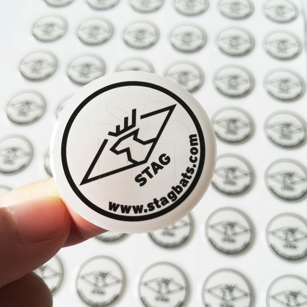Custom Logo Epoxy Resin Dome 3d Gel Sticker with digital printing