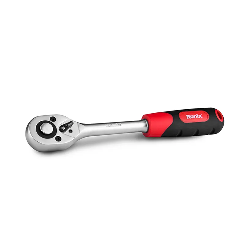 Ручной инструмент Ronix 1/2 дюйма, ключ с трещоткой, прямая трещотка, ручка модели RH-2633