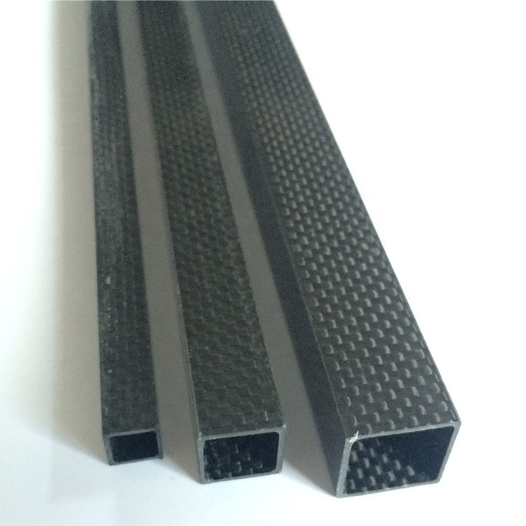 Manufacturer directly sell high strength and light weight carbon fiber square tubes