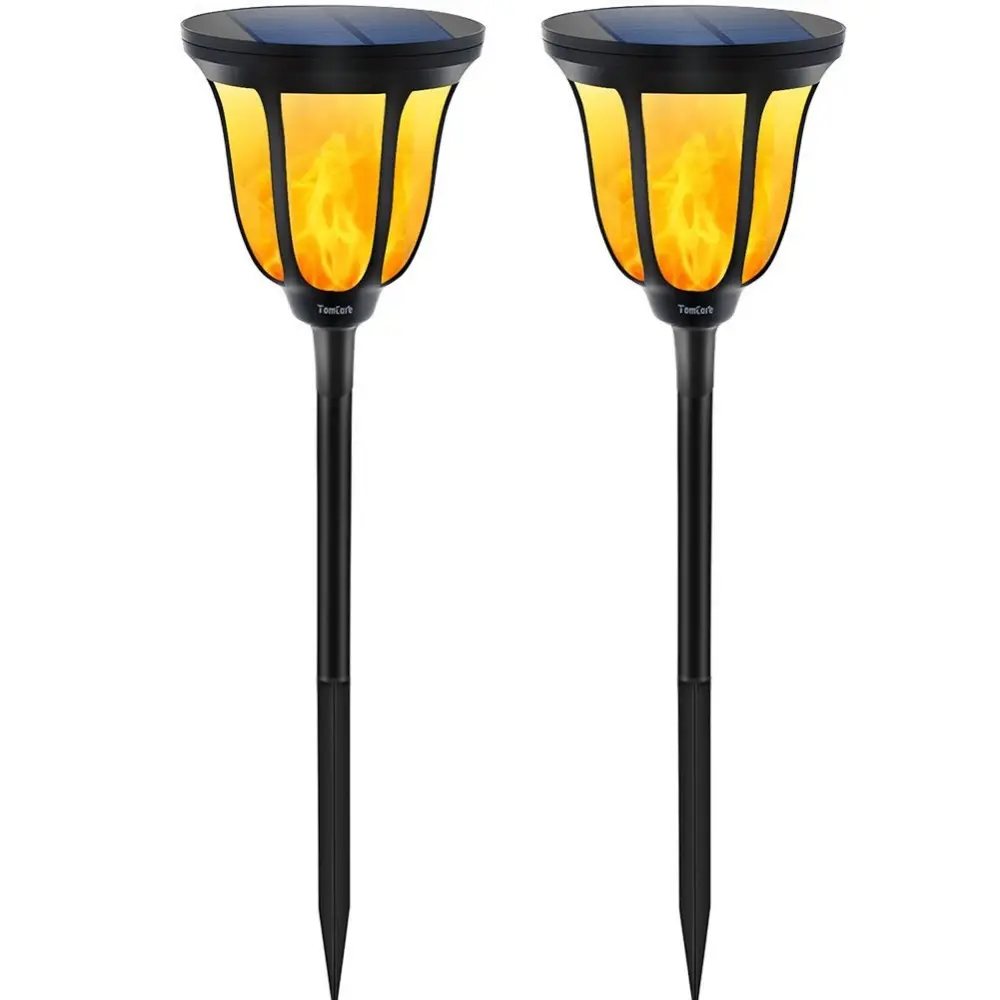 96 LED Flickering landscape Garden Lamp Dancing Flame Solar Torch Garden Lights outdoor