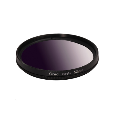 Новый 62MM круглая форма, градиентная расцветка фильтр smp uv для объектива камеры