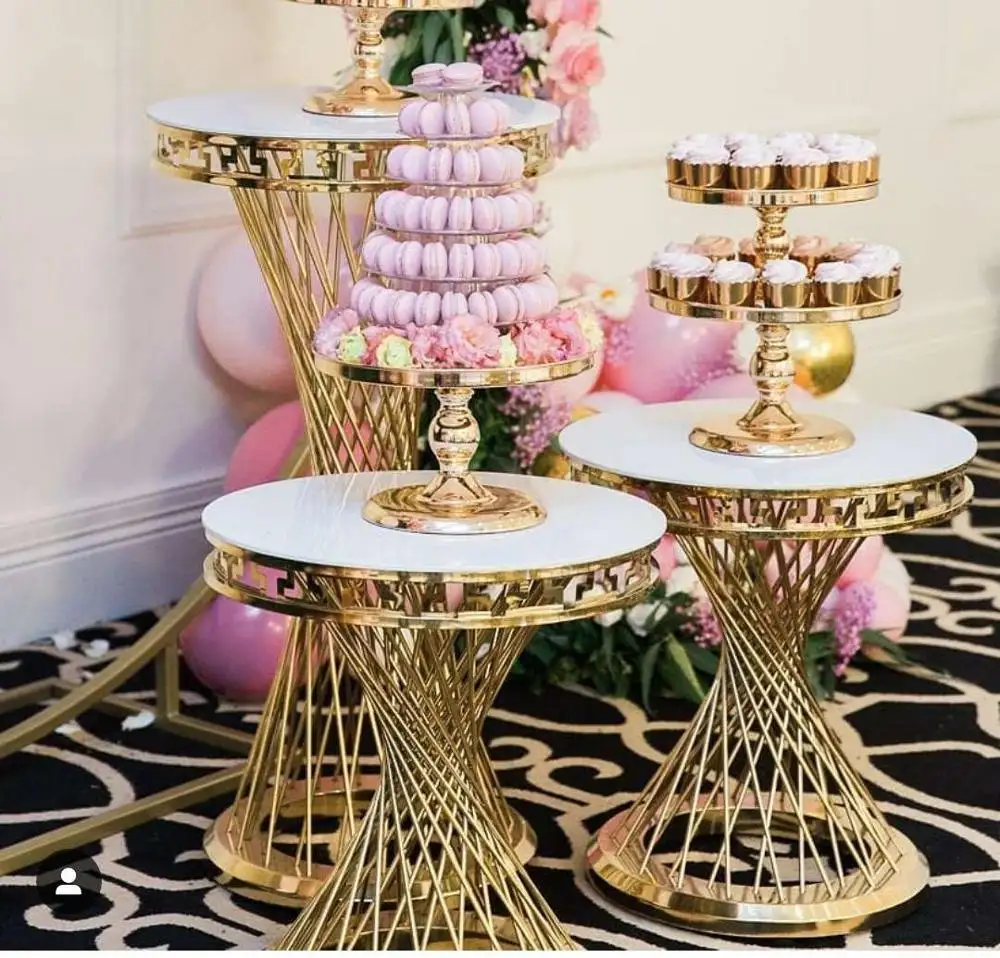 2019 new products wedding centerpieces table cake stand wedding favors For Wedding Decoration Stage Decoration