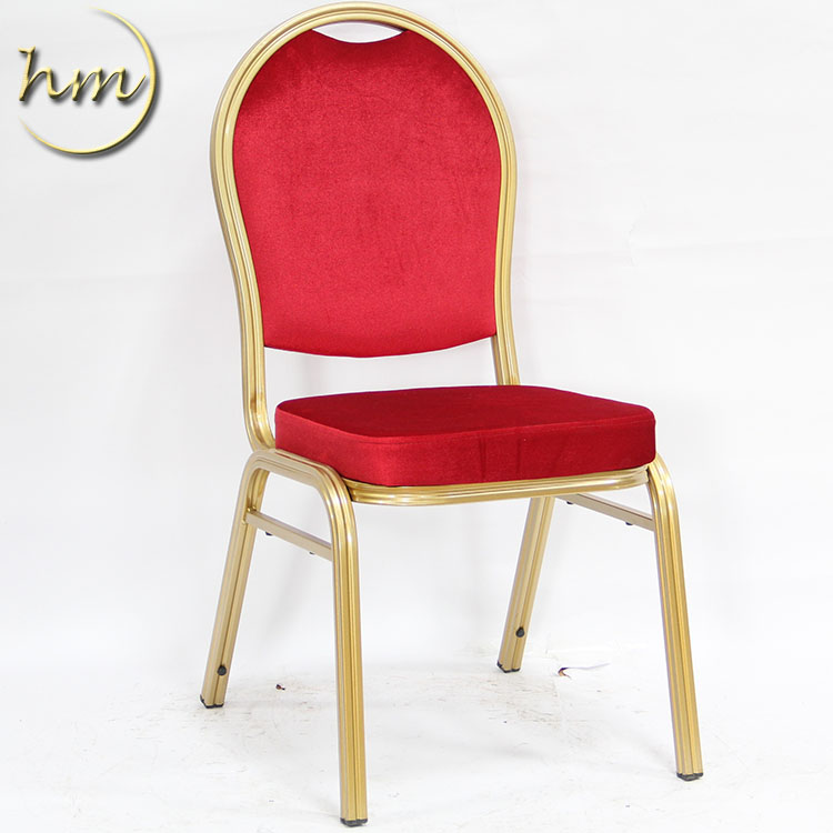 Hotel banquet chair gold dining aluminium banquet fancy chairs for sale