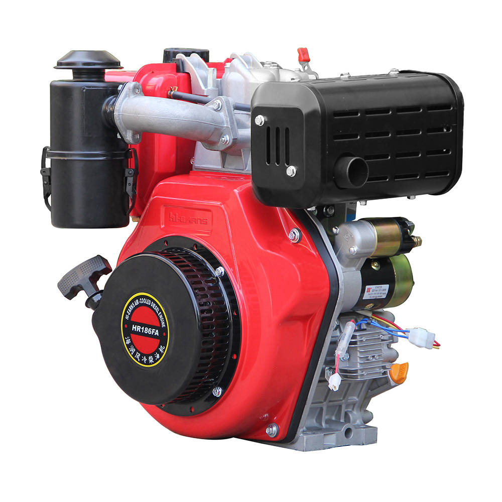 418cc дизельный двигатель с воздушным охлаждением 186FA 10 л.с.