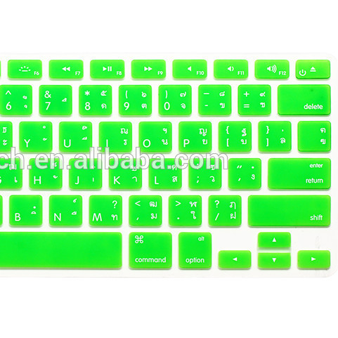 Силиконовый чехол с клавиатурой для ноутбука macbook 11