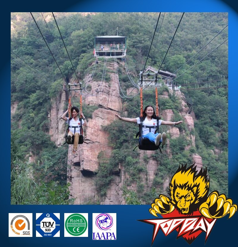 Scenic spot ziplines
