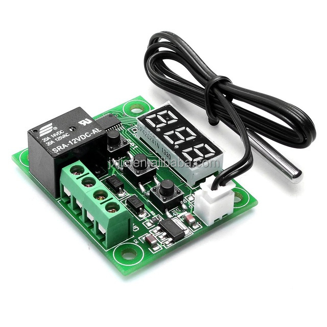 -50~120C DC 12V Mini Thermostat Regulator Digital Temperature Controller for Incubator Temperature Control Switch Plate