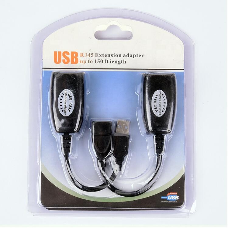 USB к RJ45 Lan удлинитель кабеля адаптера USB через Ethernet RJ45 удлинитель адаптер Cat5 Cat5E Cat6